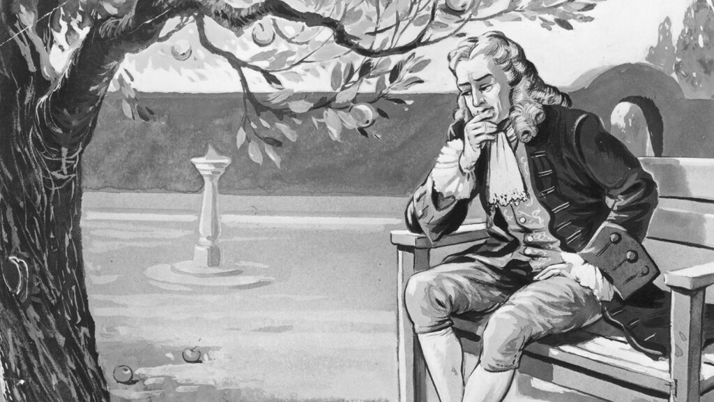 Issac Newton-The Greatest Mind newton apple